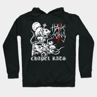 Hatesong-Chapel Rats cover art-Black tee Hoodie